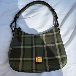 Dooney & Bourke Green Plaid Women's Shoulder Bag